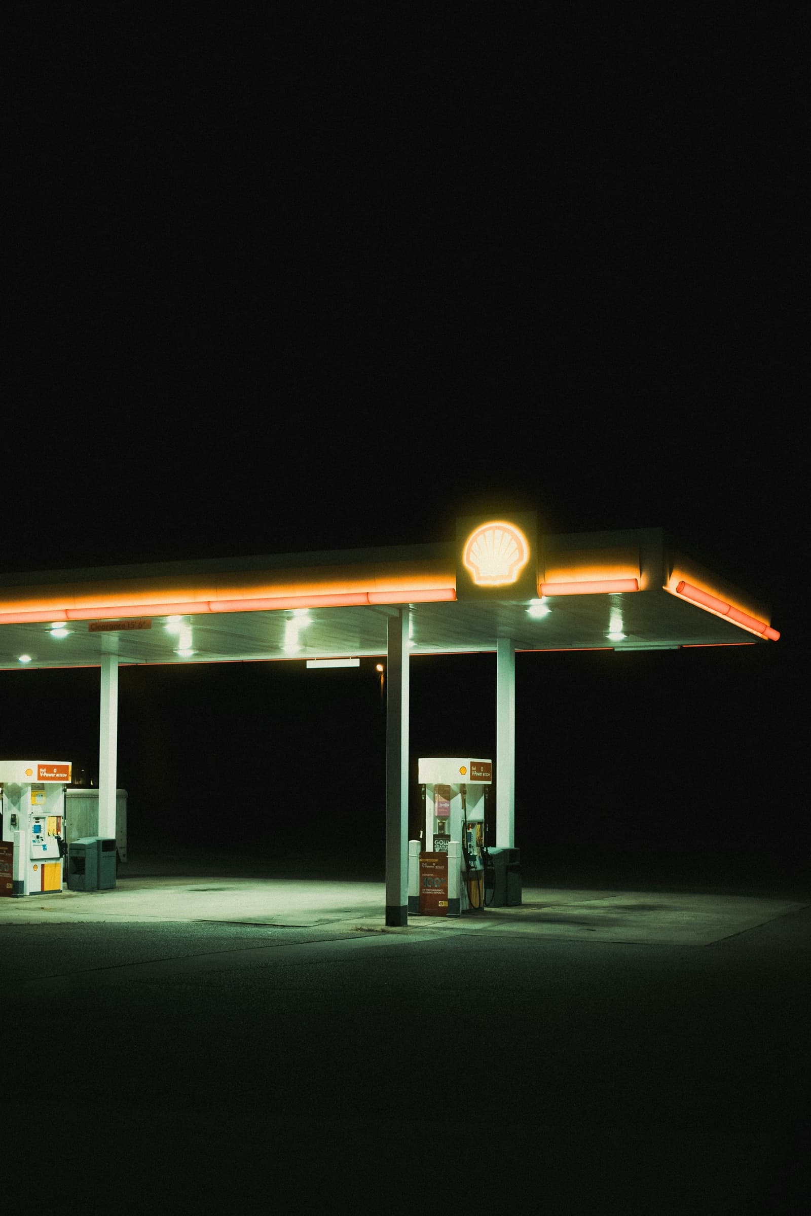 Gas station pump